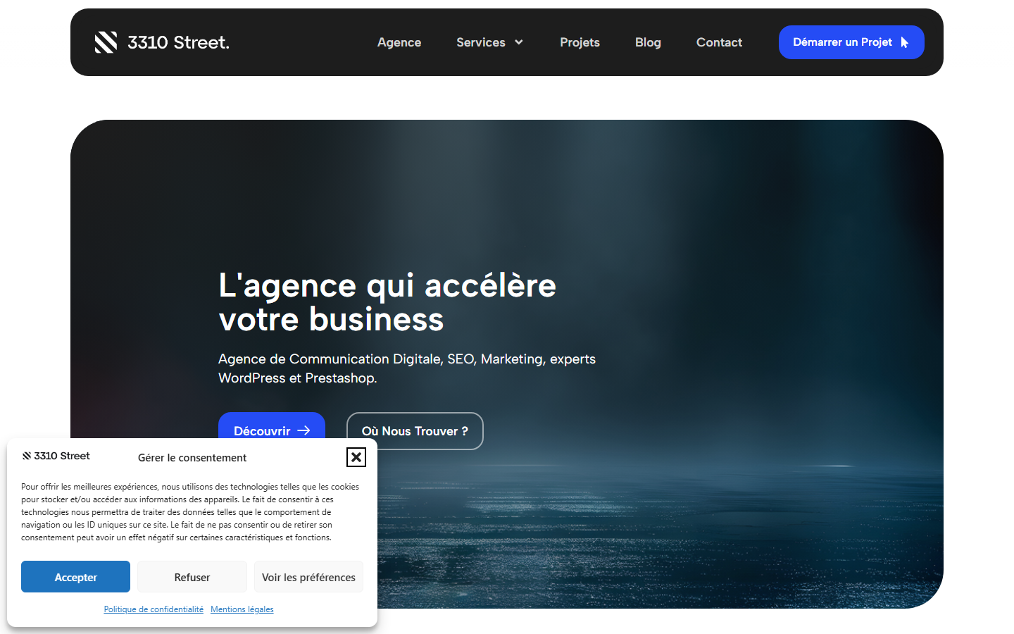 Aperçu du site de 3310 STREET