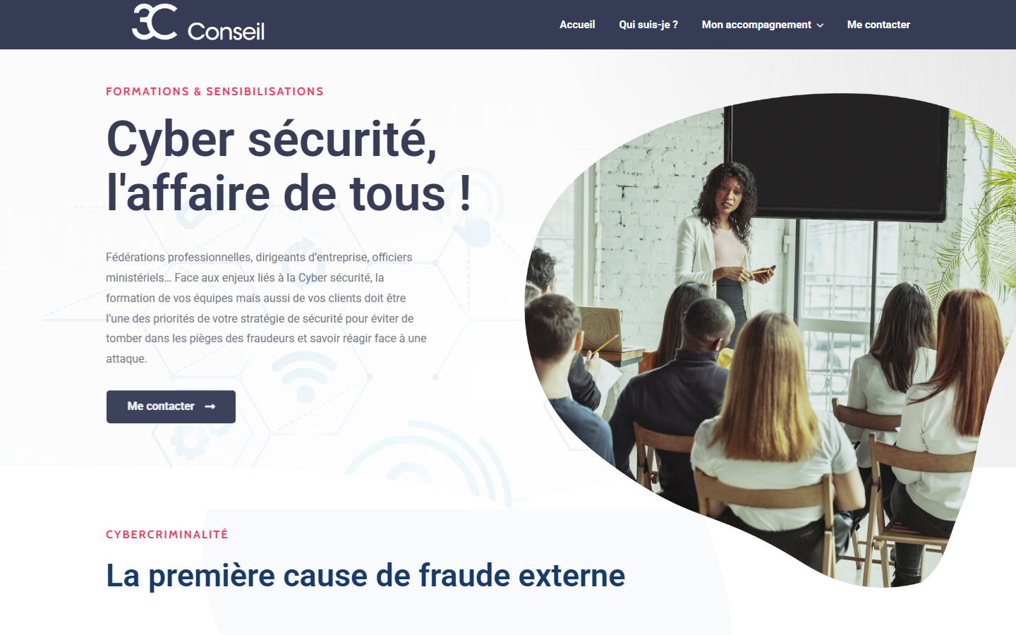 Aperçu du site de 3C Conseil