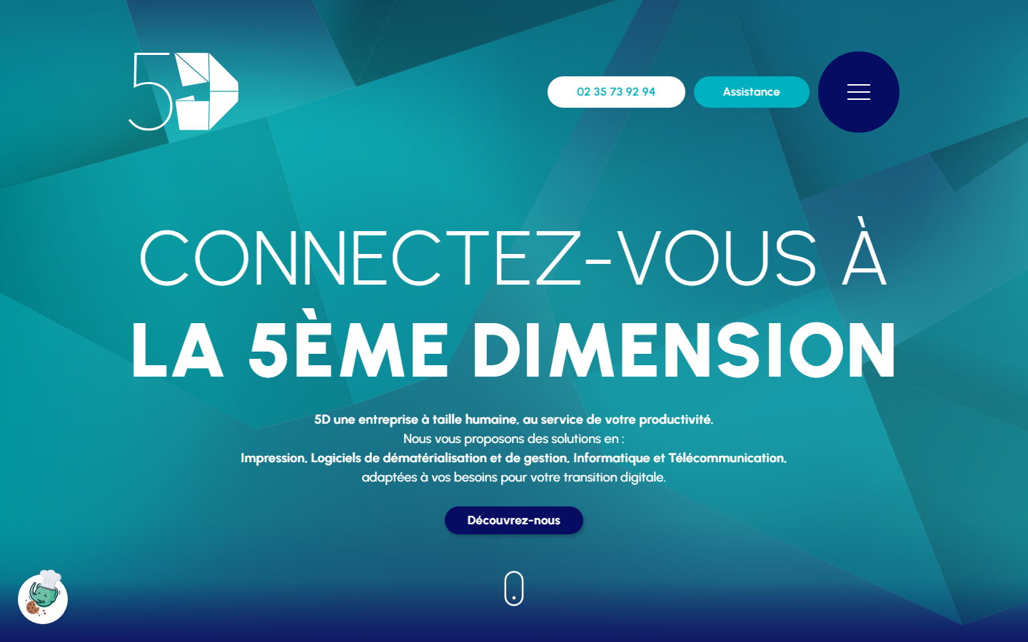 Aperçu du site de 5d