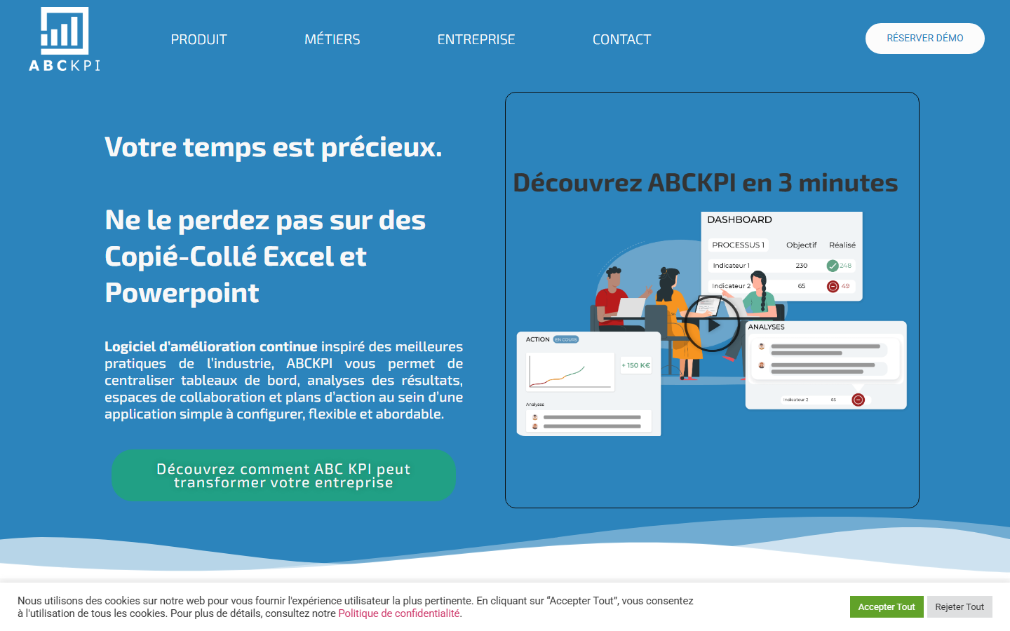 Aperçu du site de ABCKPI