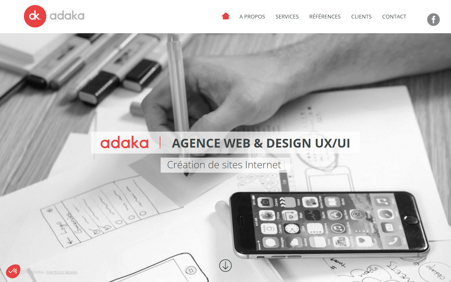Aperçu du site de ADAKA