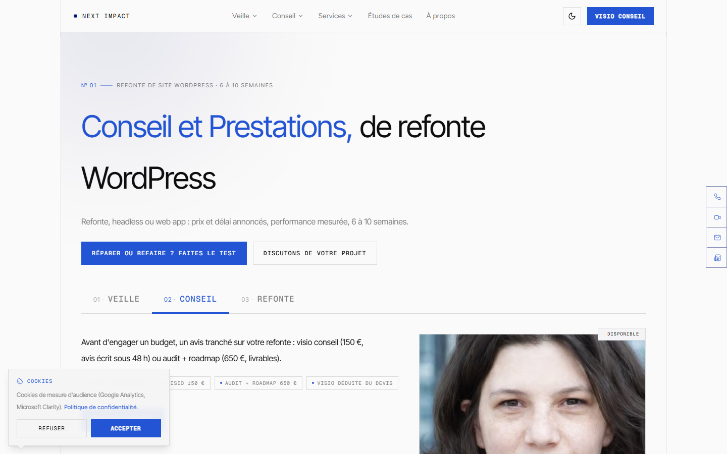 Aperçu du site de Agathe MARTIN