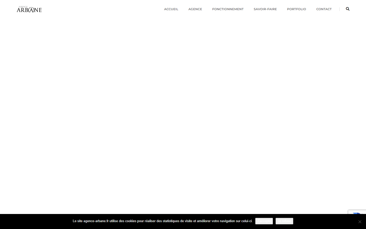 Aperçu du site de ARBANE