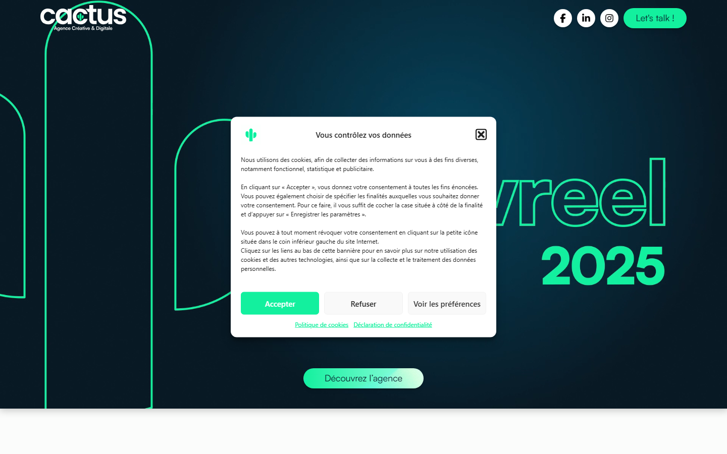 Aperçu du site de CACTUS GRAPHISME ET COMMUNICATION - VOX POPULI - LE PERISCOPE