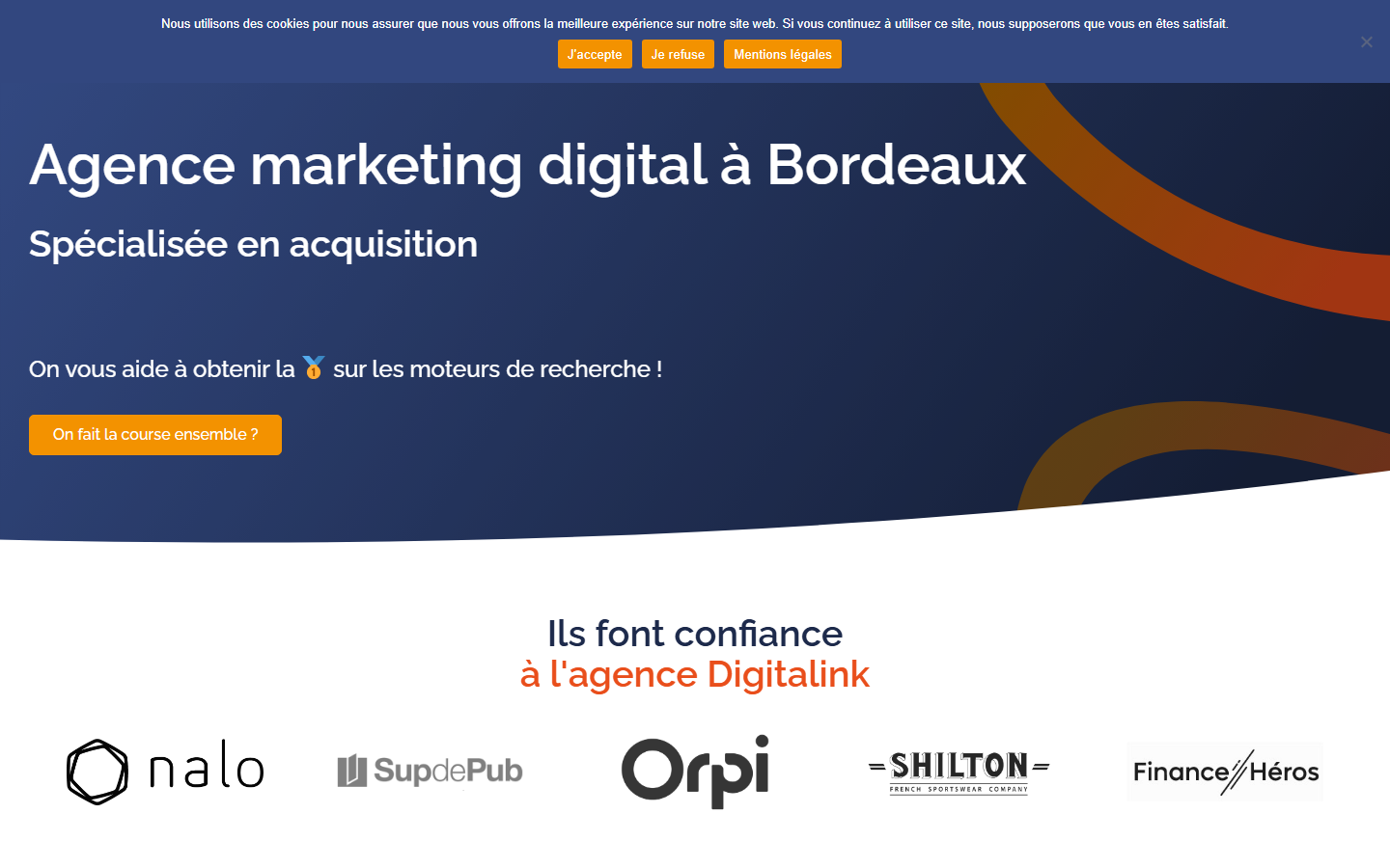 Aperçu du site de DIGITALINK