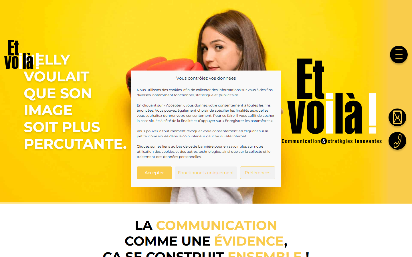 Aperçu du site de ET VOILA !