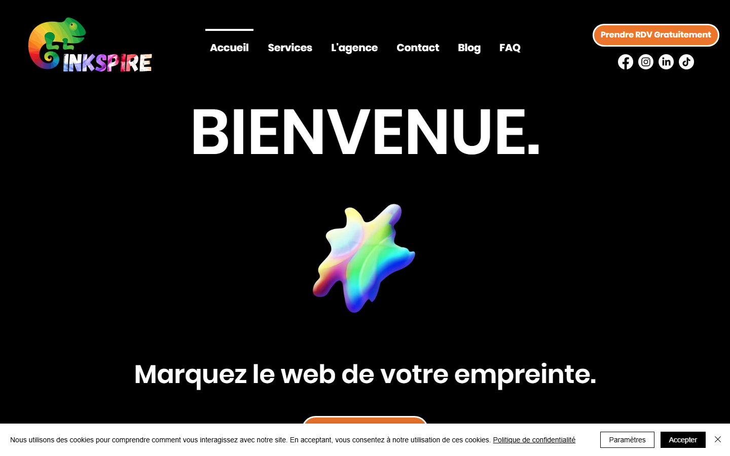 Aperçu du site de Inkspire