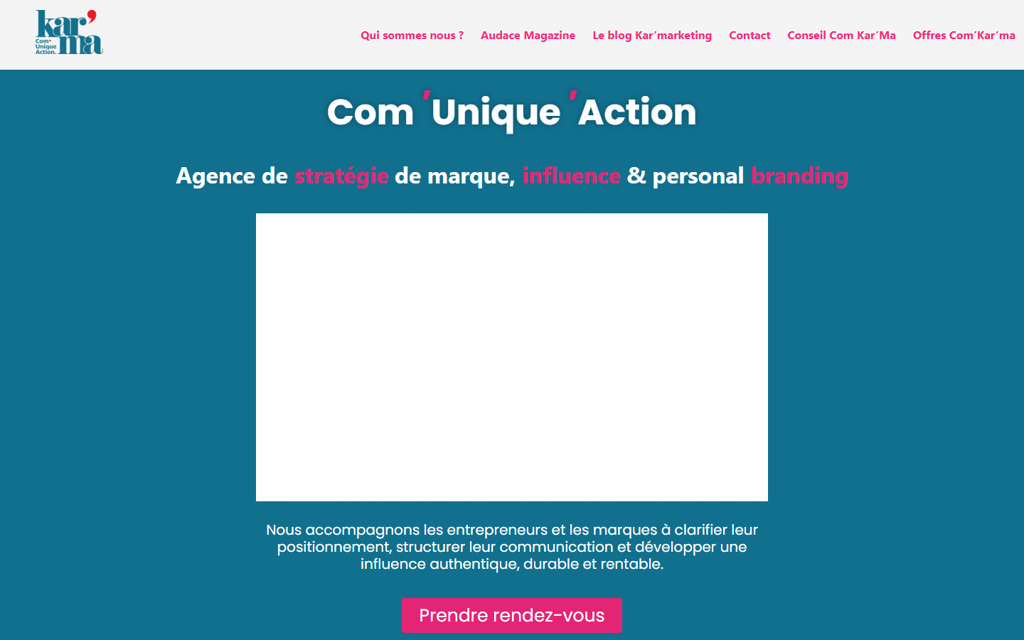Aperçu du site de KAR'MA