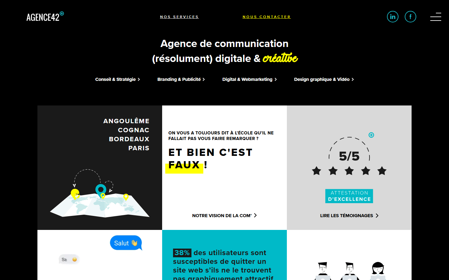 Aperçu du site de AGENCE42