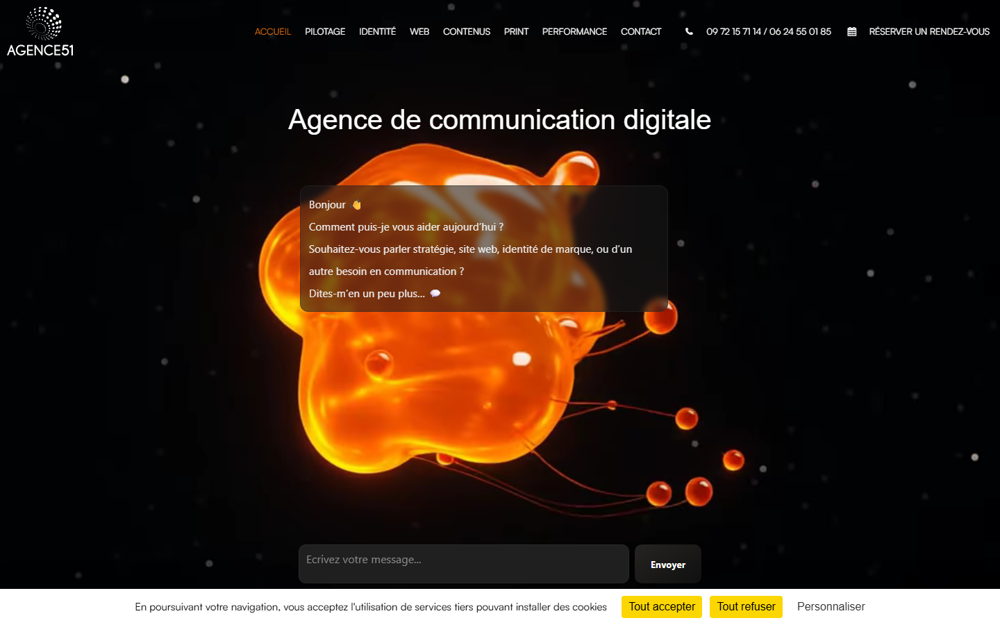 Aperçu du site de AGENCE51