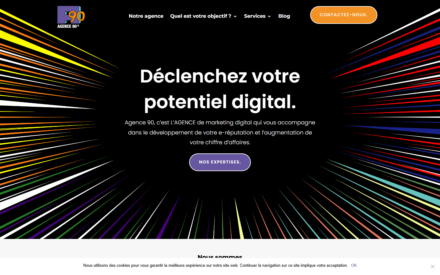 Aperçu du site de AGENCE 90
