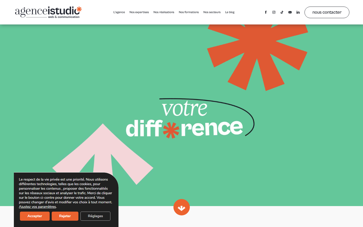 Aperçu du site de I STUDIO