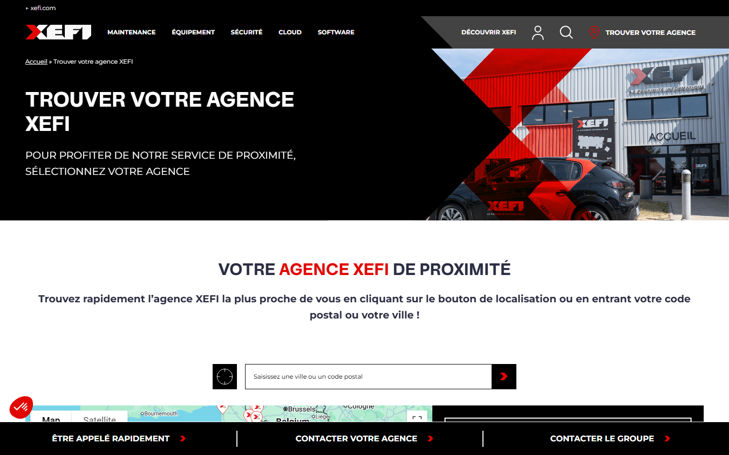 Aperçu du site de XEFI CHARLEVILLE MEZIERES