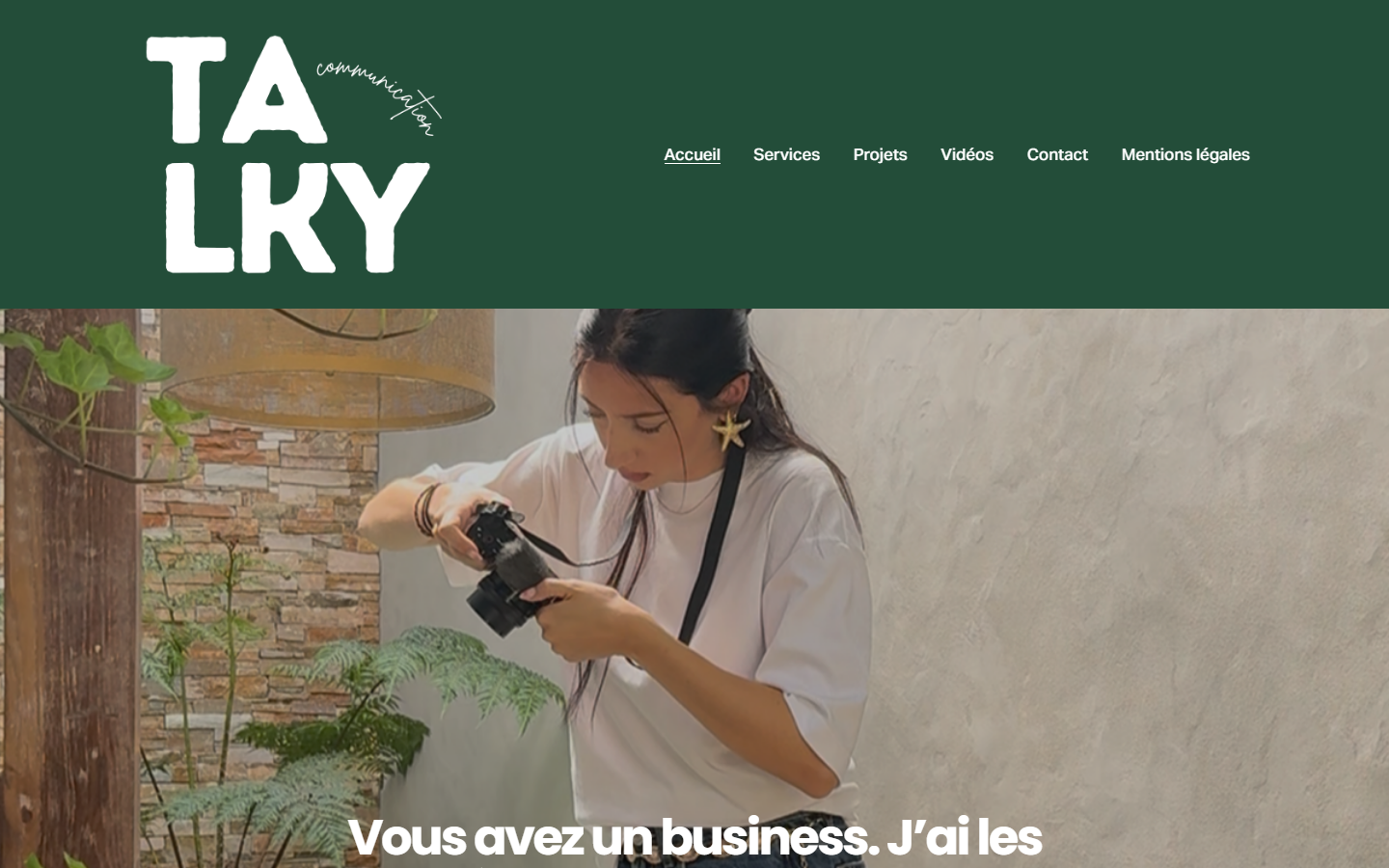 Aperçu du site de AGENCE TALKY