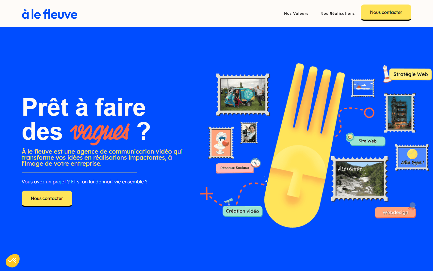Aperçu du site de A LE FLEUVE