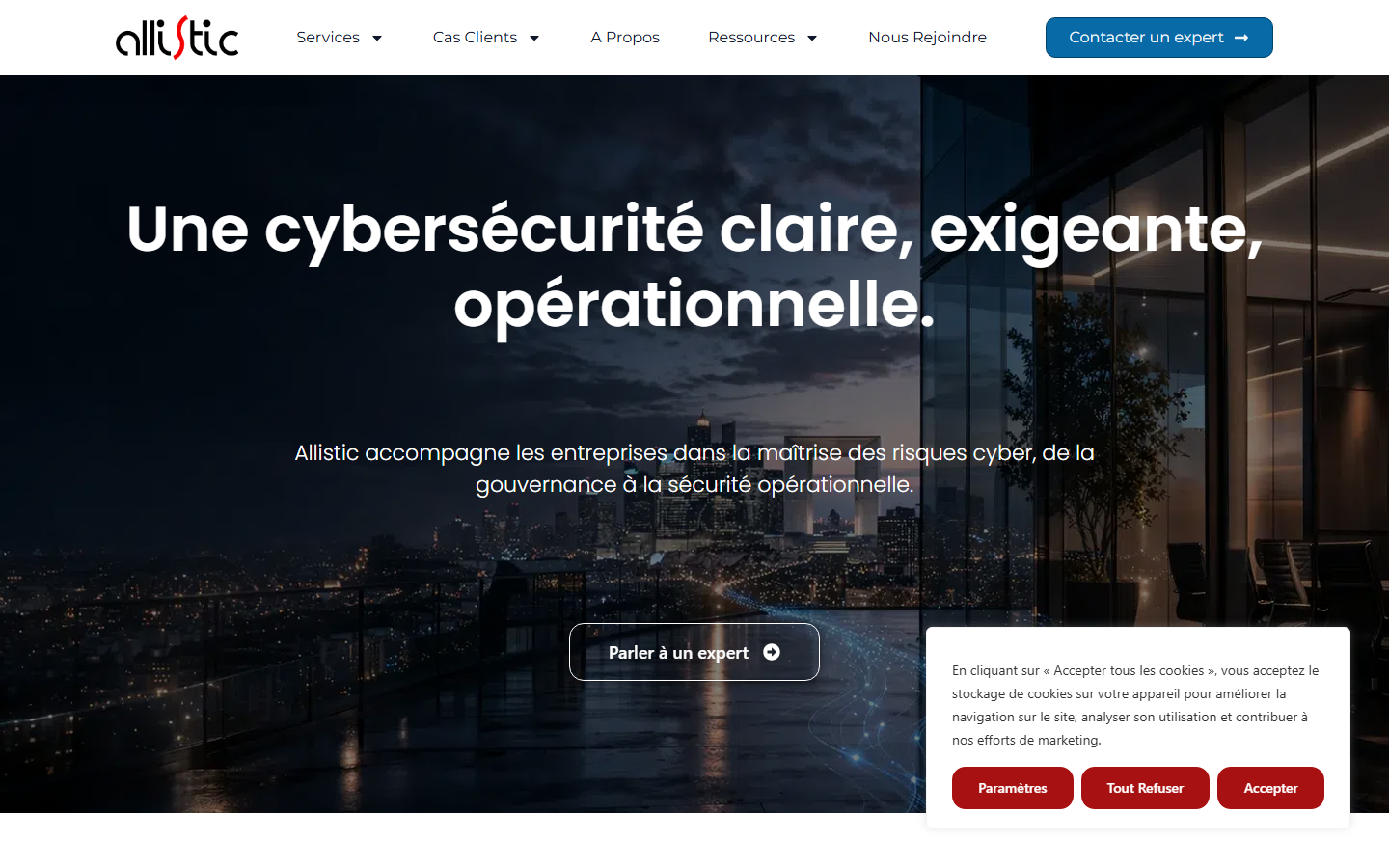Aperçu du site de ALLISTIC