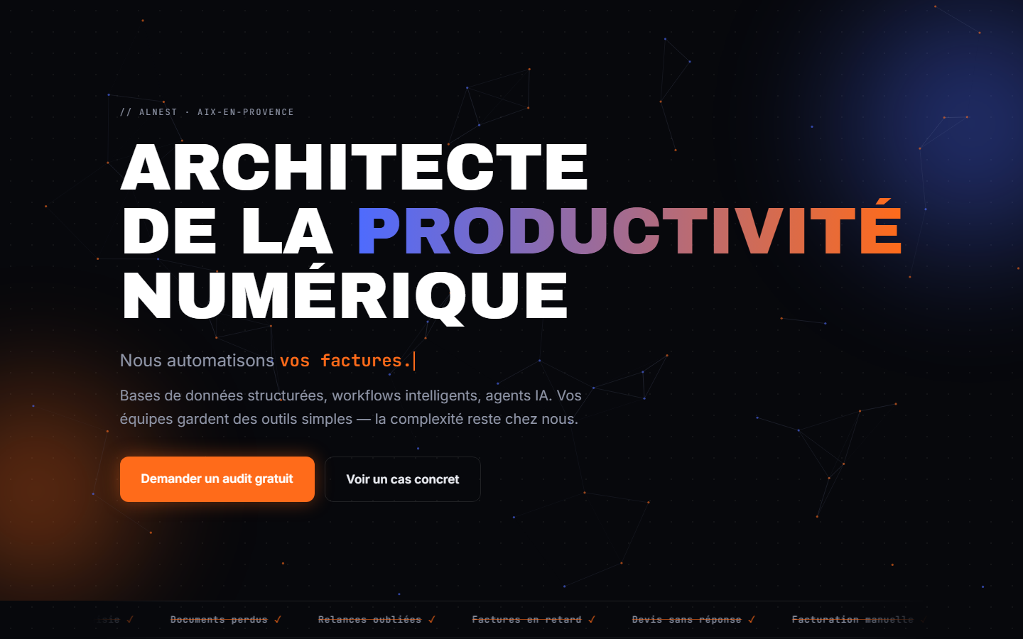 Aperçu du site de ALNEST