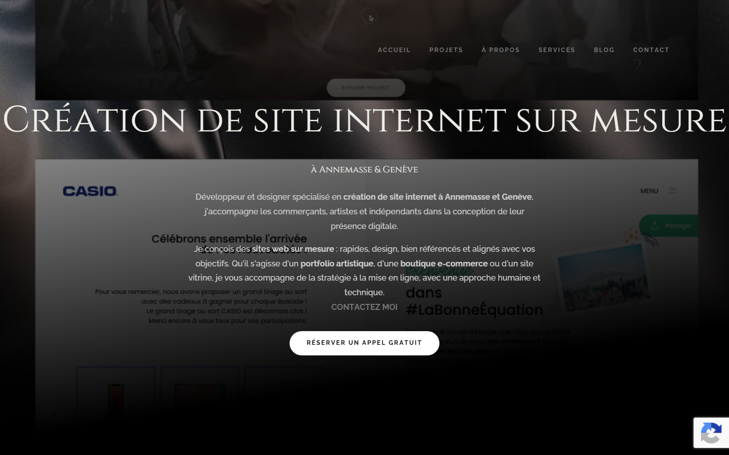 Aperçu du site de Amadou Affo