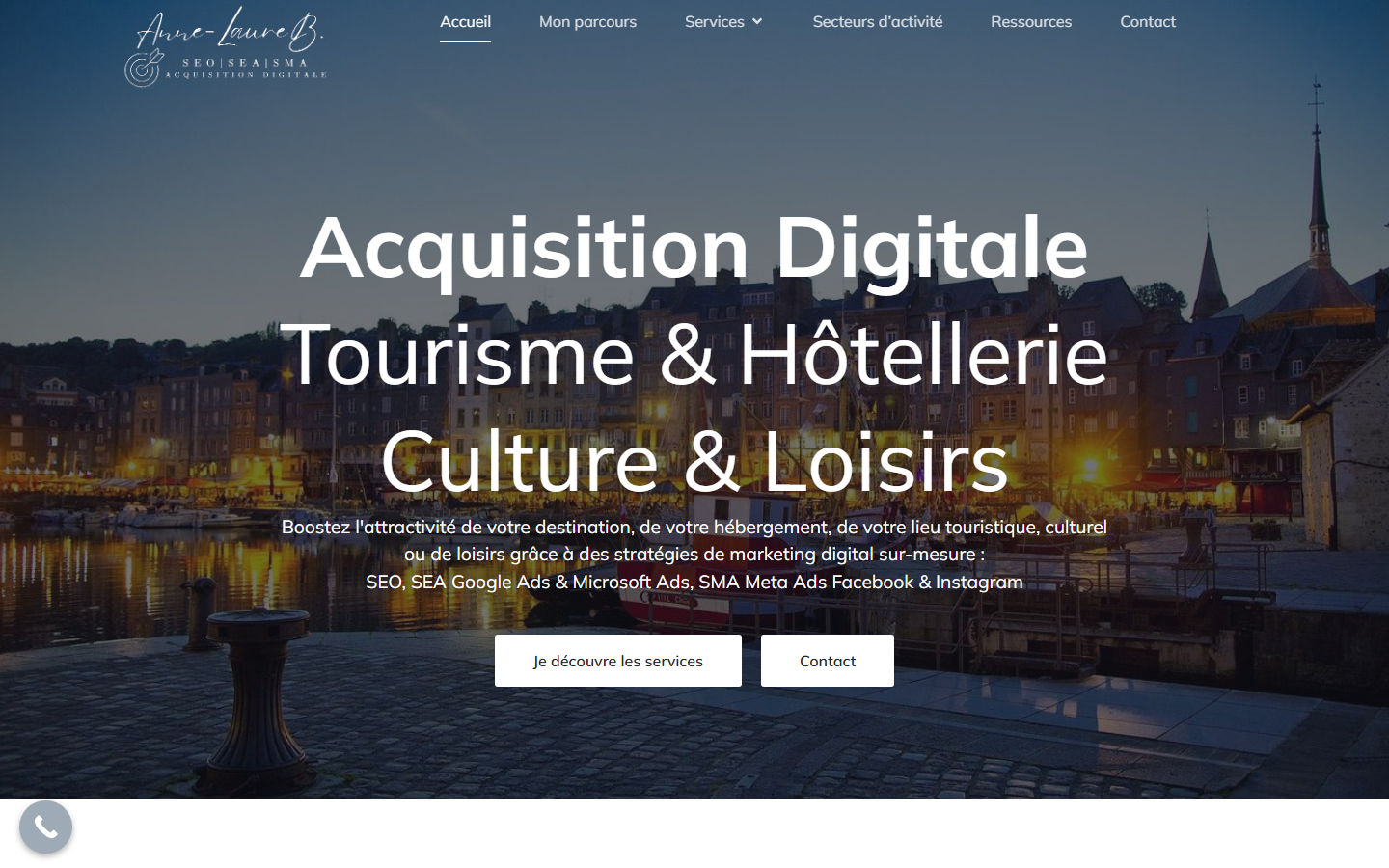 Aperçu du site de Anne-Laure B.