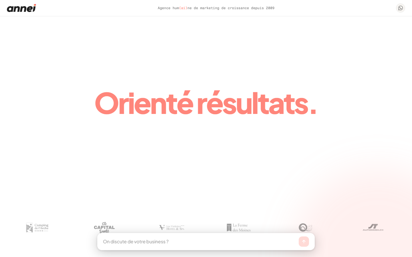 Aperçu du site de ANNEI
