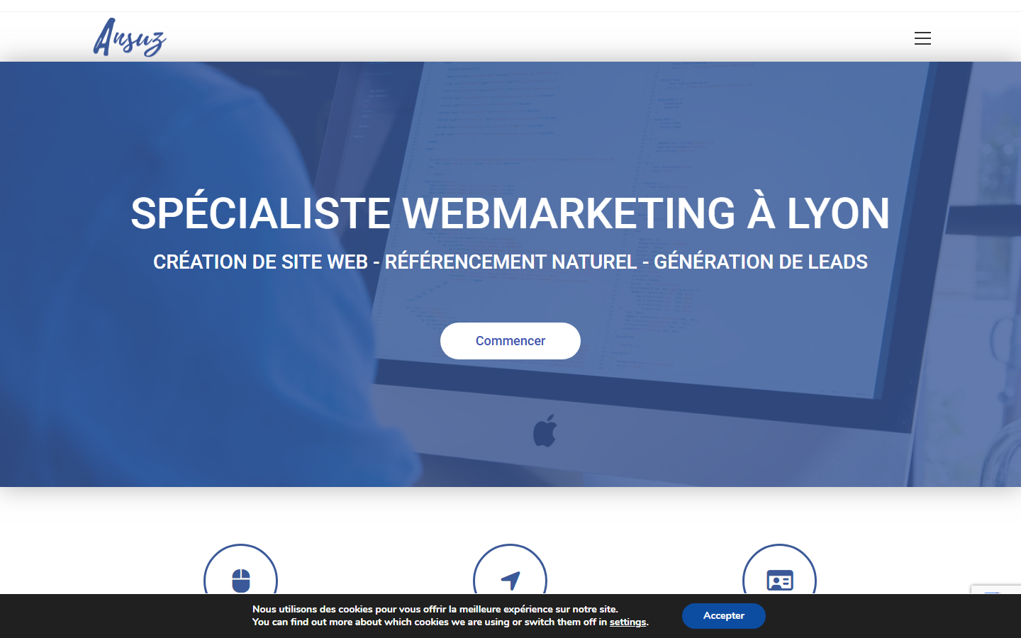 Aperçu du site de Agence AnsuZ