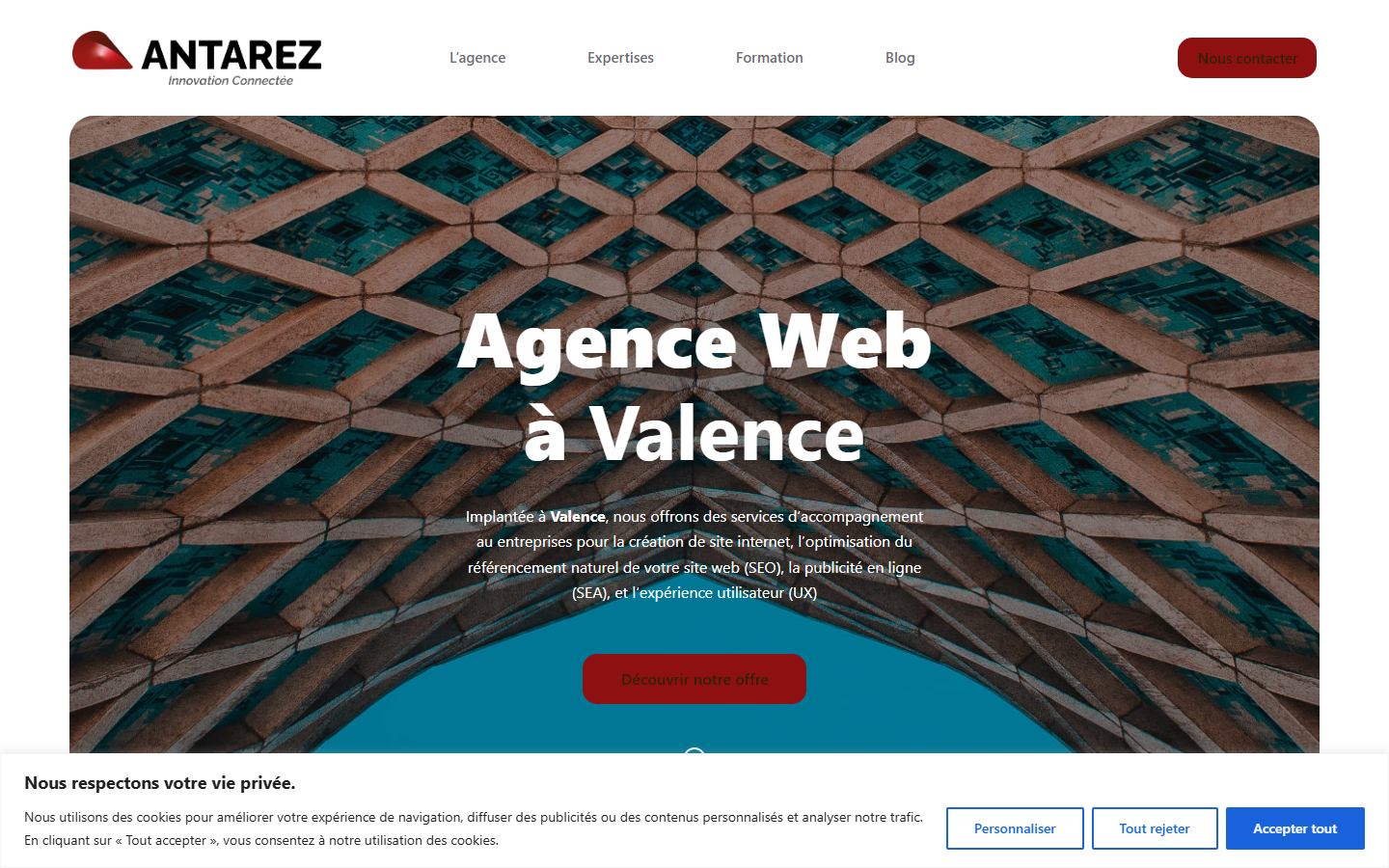 Aperçu du site de ANTAREZ