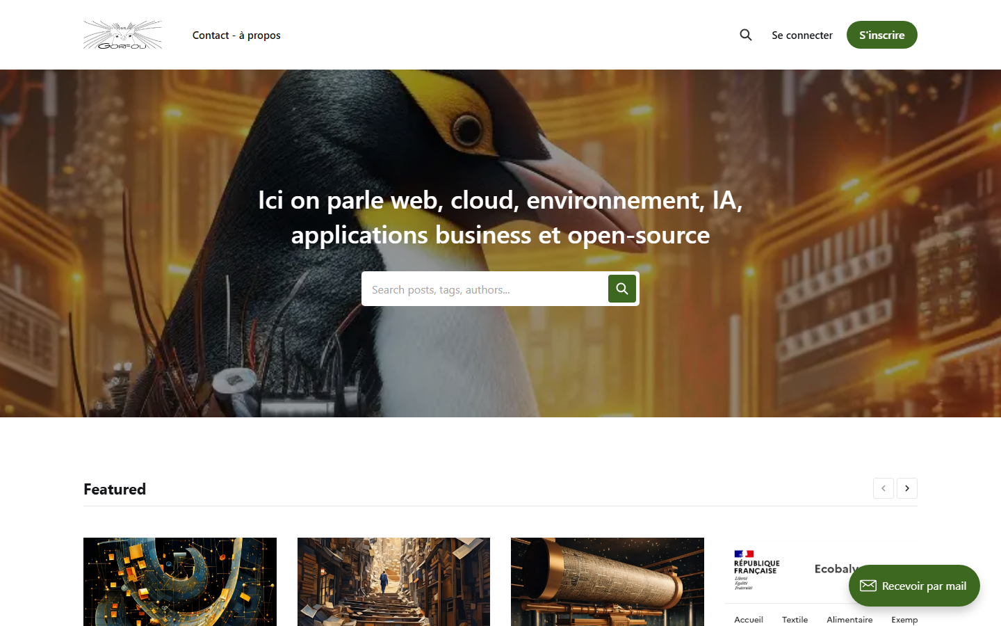 Aperçu du site de ANYBOX