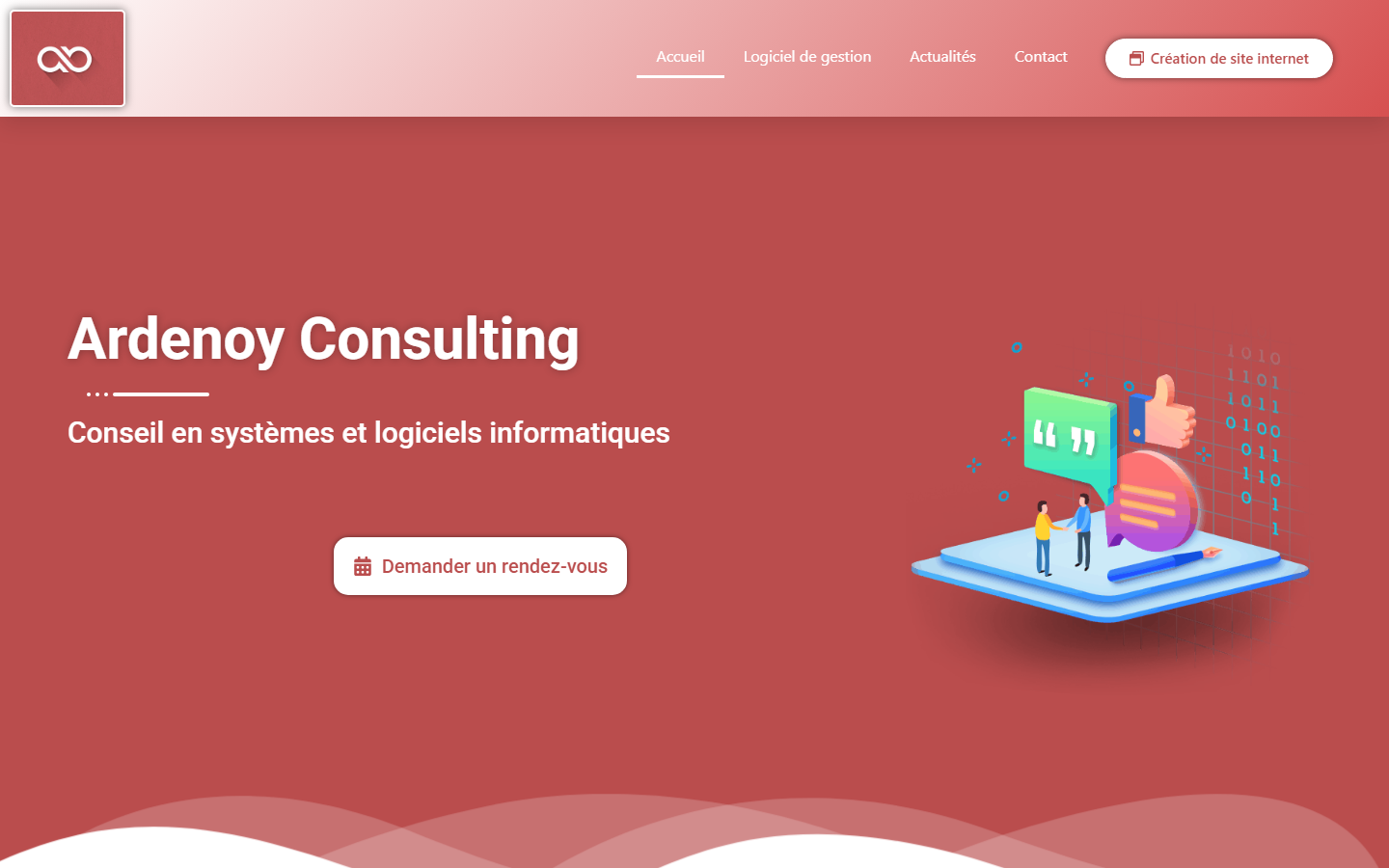Aperçu du site de ARDENOY CONSULTING