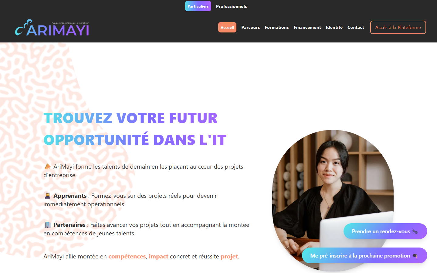 Aperçu du site de ARIMAYI BUSINESS
