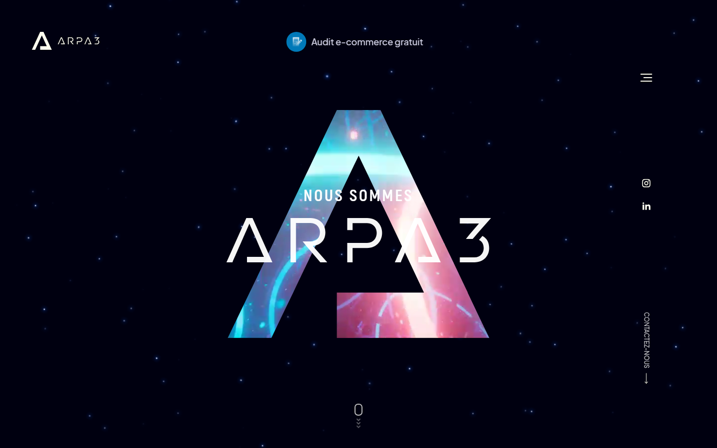 Aperçu du site de ARPA3