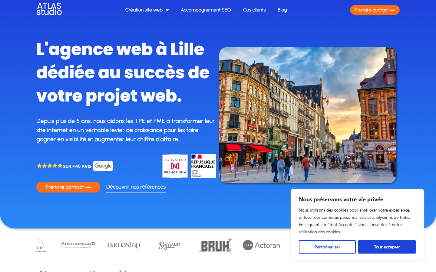 Aperçu du site de ATLAS STUDIO
