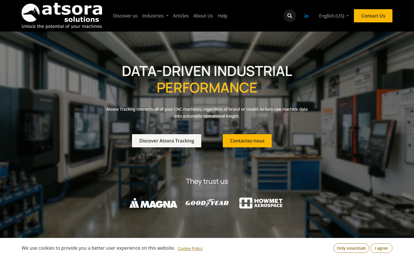 Aperçu du site de ATSORA SOLUTIONS