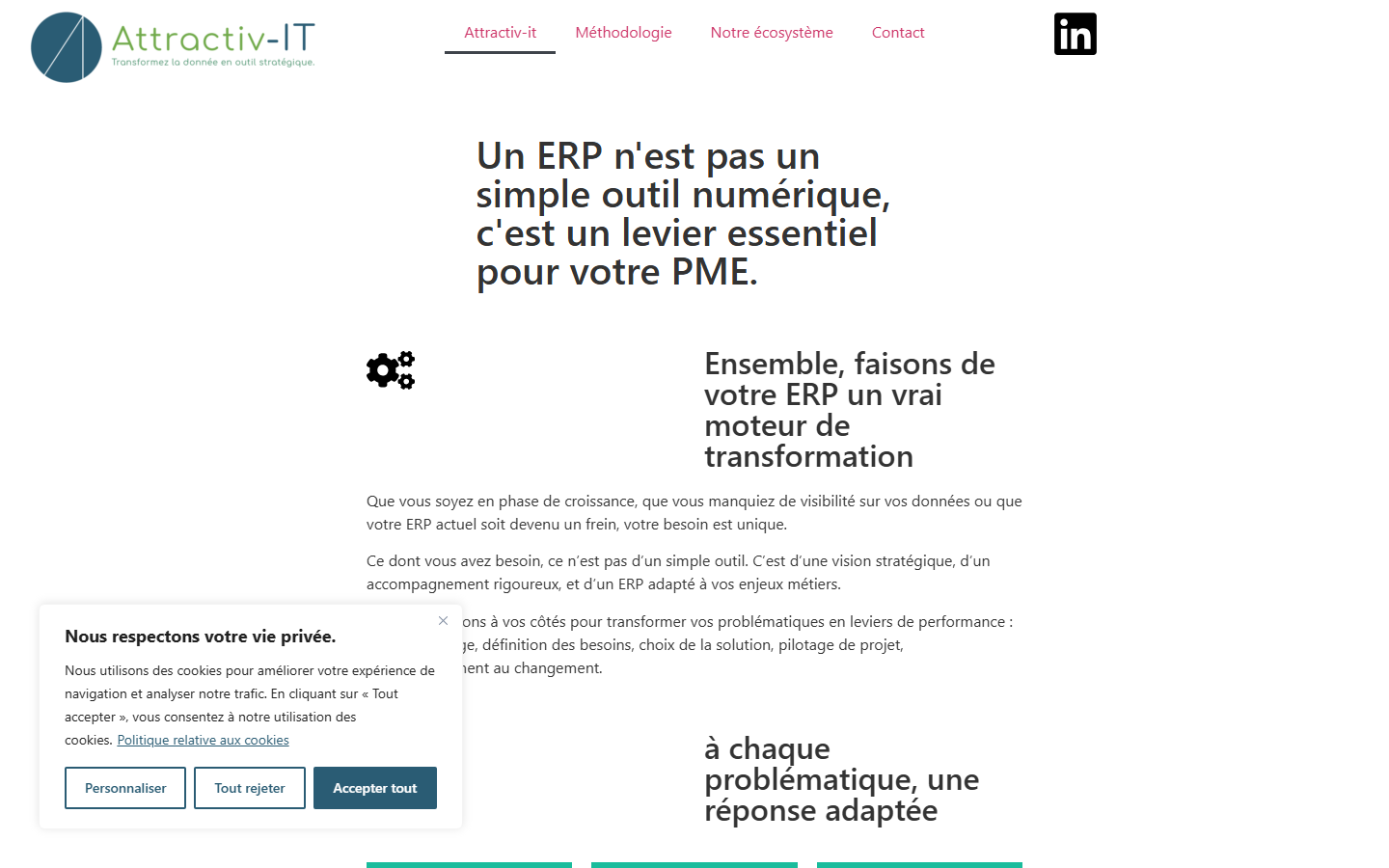 Aperçu du site de ATTRACTIV-IT