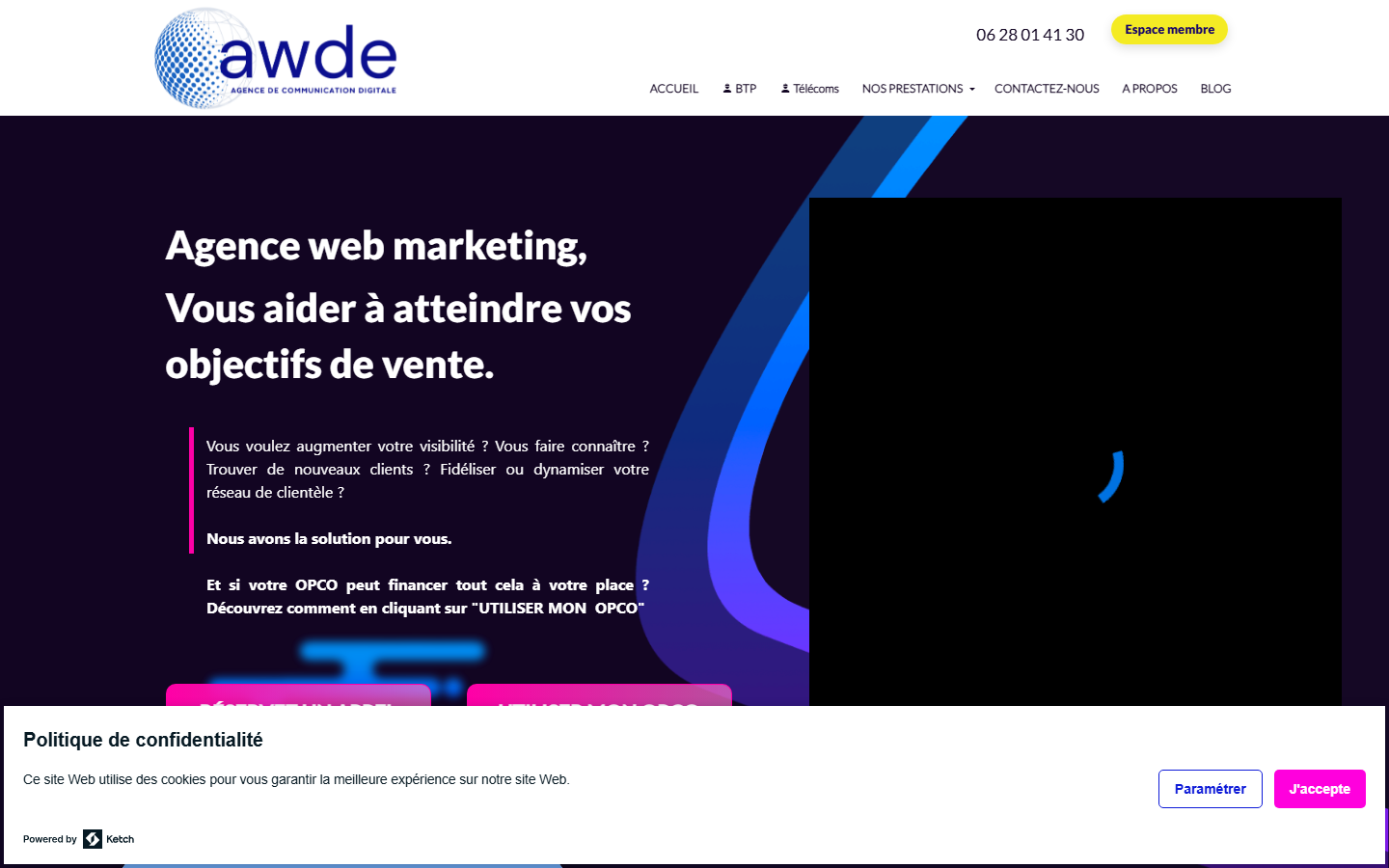 Aperçu du site de Doksa
