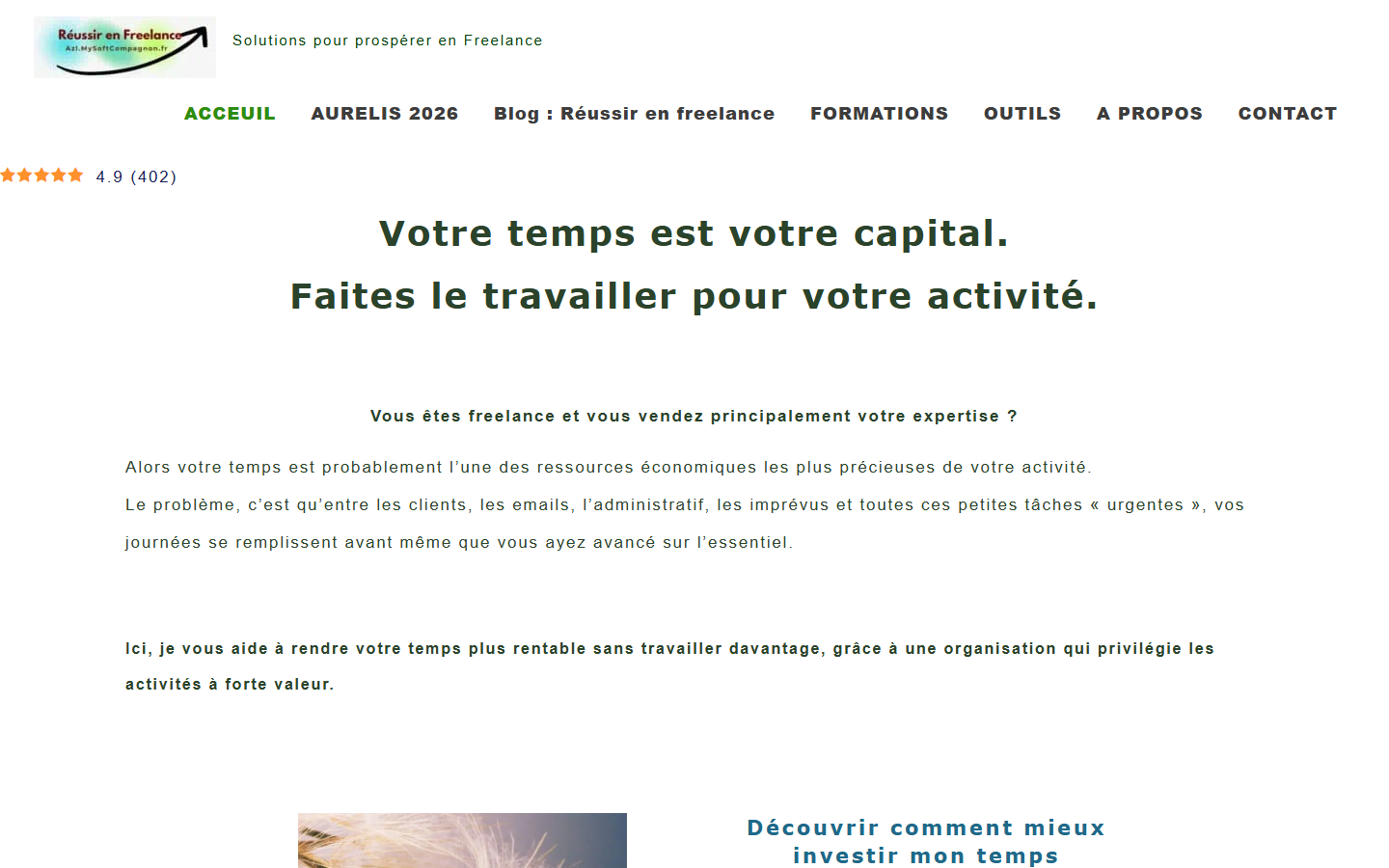 Aperçu du site de JPR SOFT