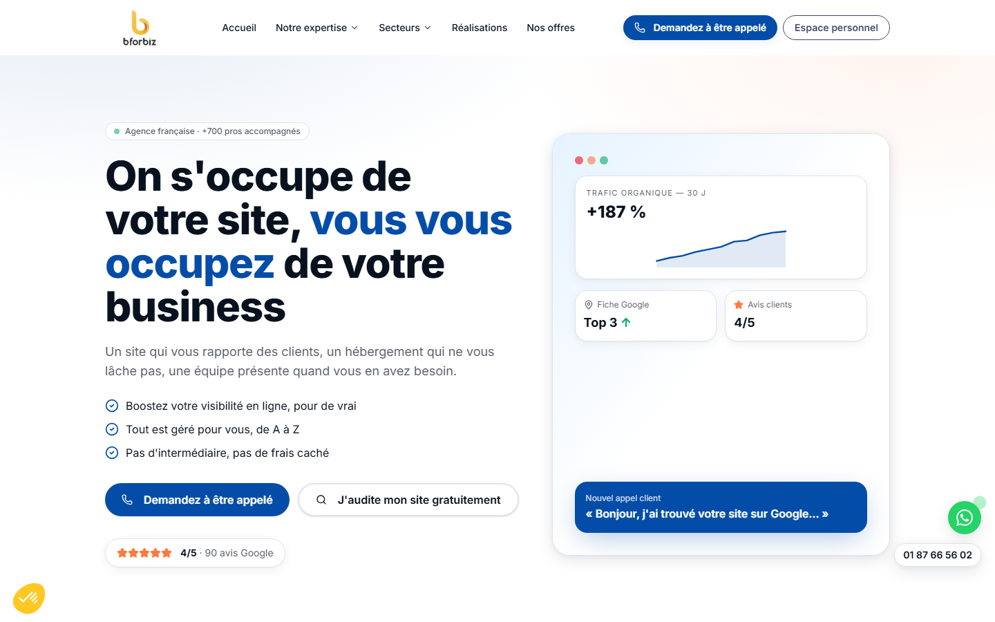 Aperçu du site de NEW BFORBIZ