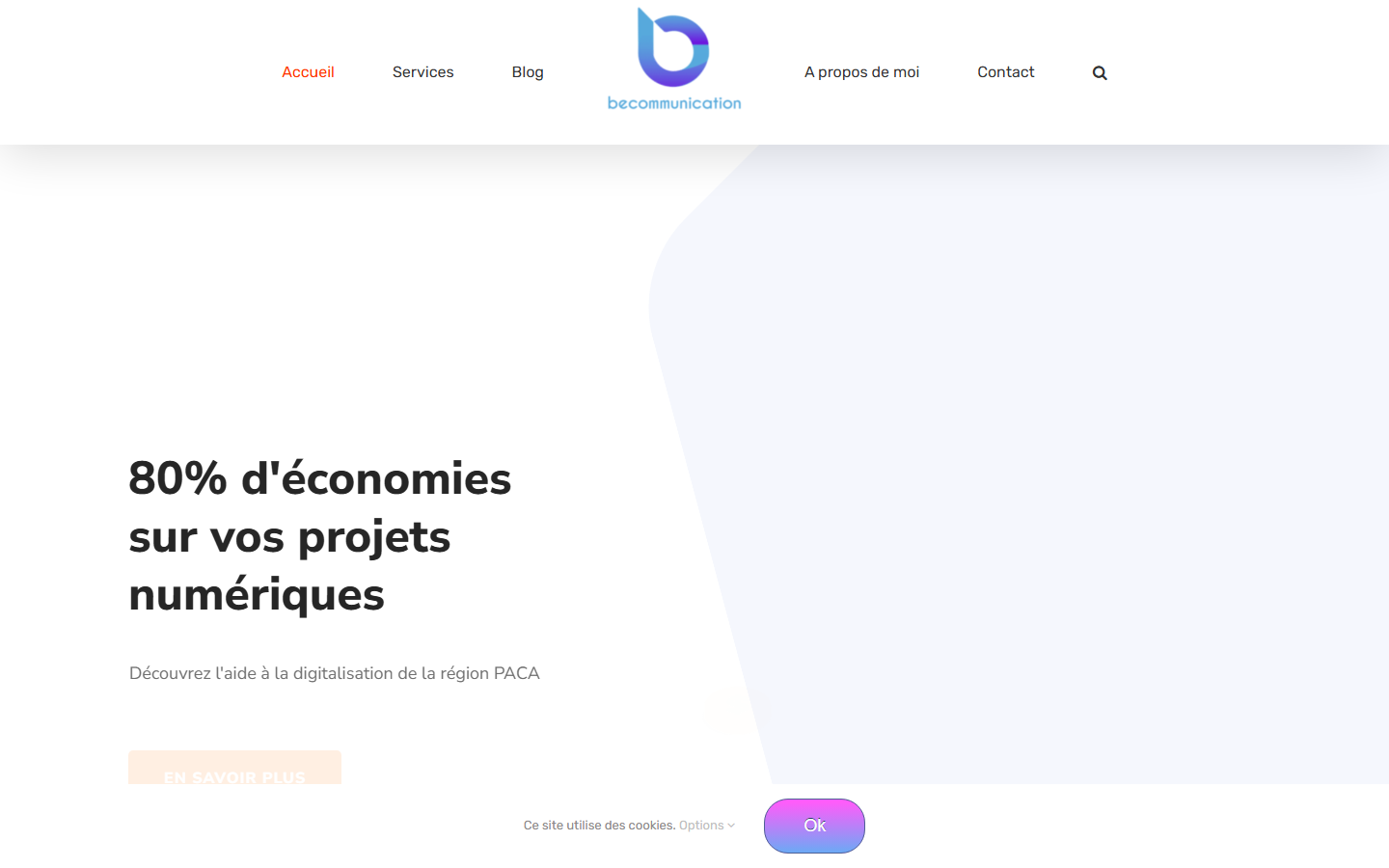 Aperçu du site de Bélinda Dherbometz