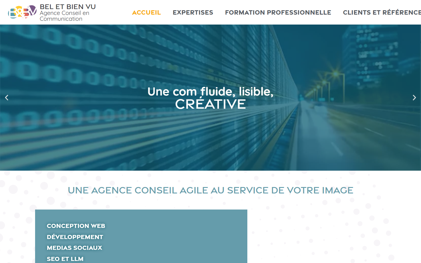 Aperçu du site de Bel et Bien Vu - Loïc Bel eirl