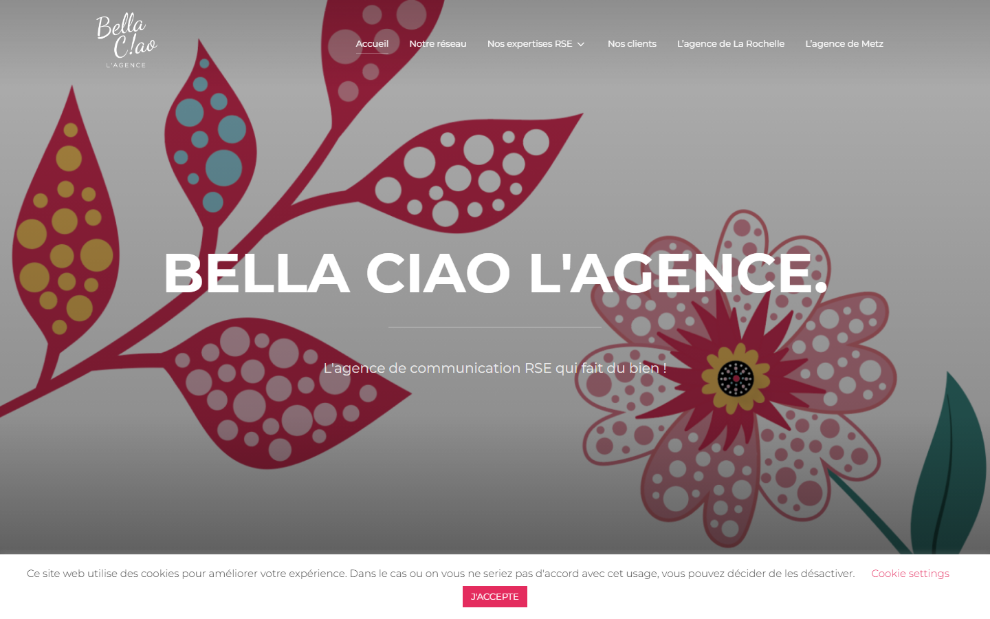 Aperçu du site de BELLA CIAO