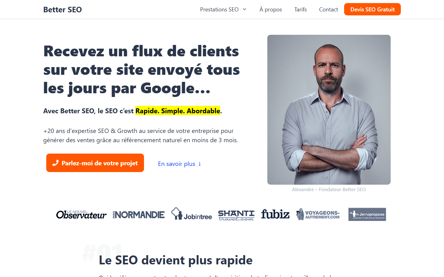 Aperçu du site de Alexandre ROUSSELLE