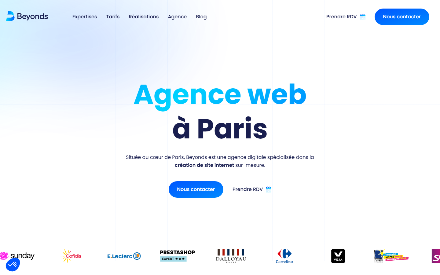 Aperçu du site de Beyonds