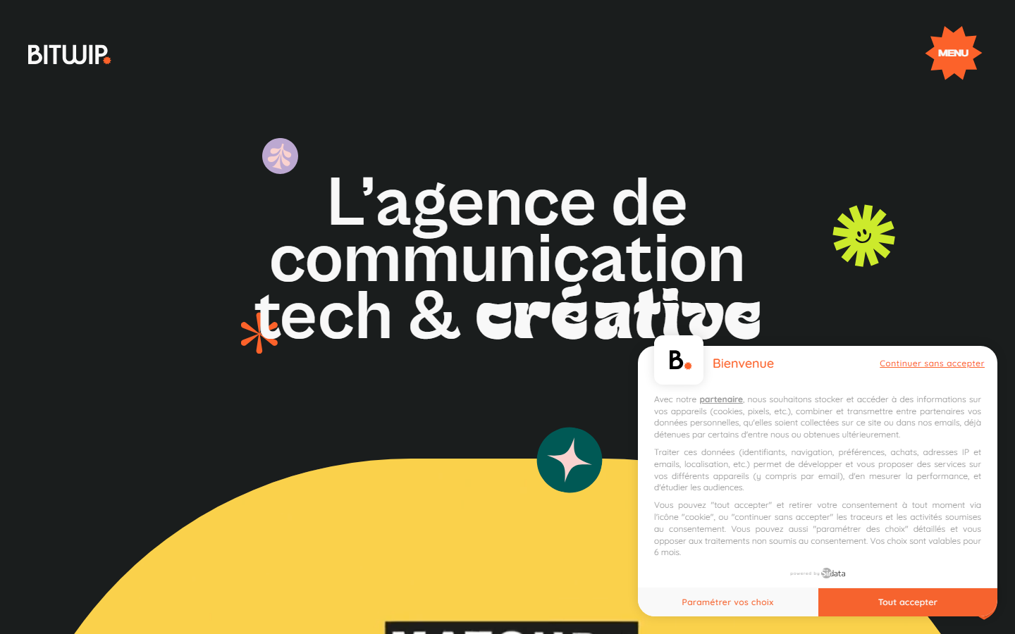 Aperçu du site de Bitwip