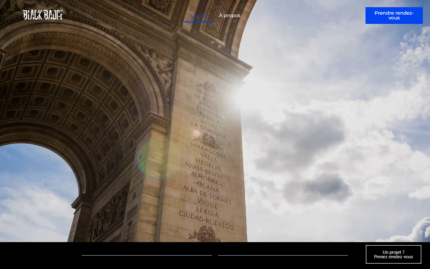 Aperçu du site de BLACK BADGE