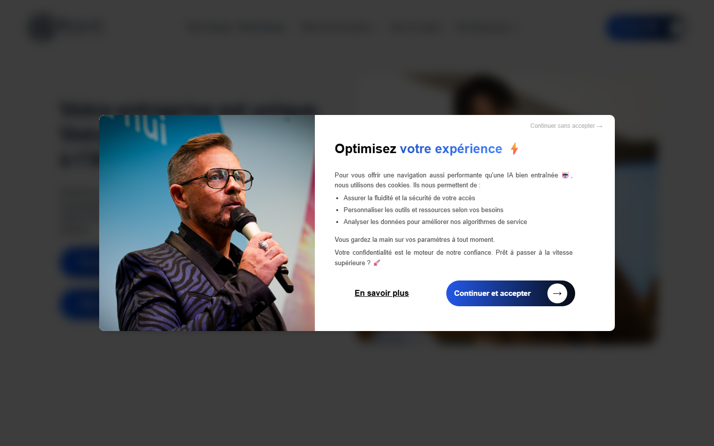 Aperçu du site de BOOSTYOURIA
