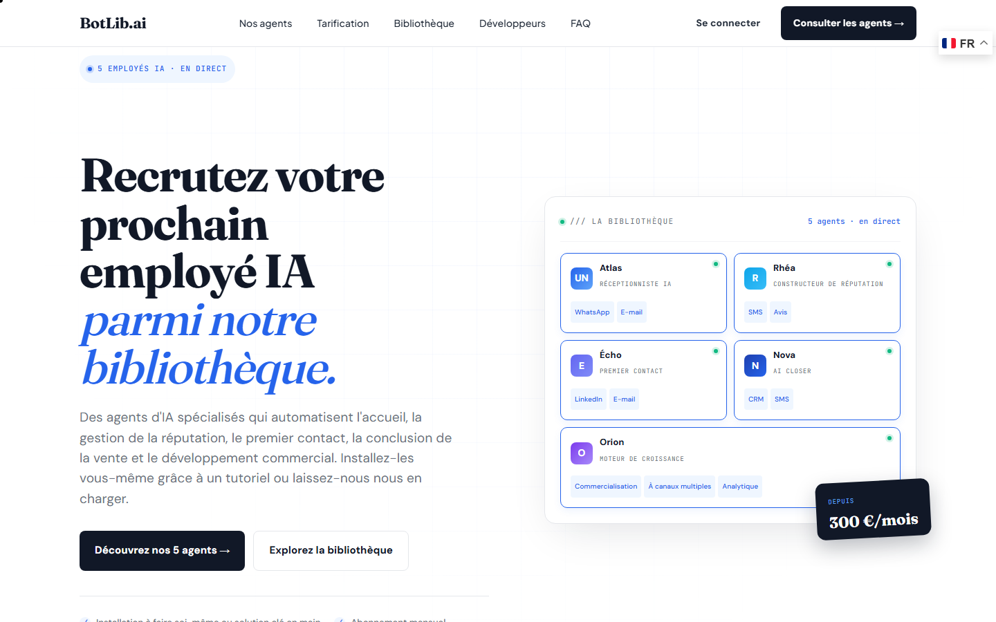 Aperçu du site de AIBUILDERS FRANCE