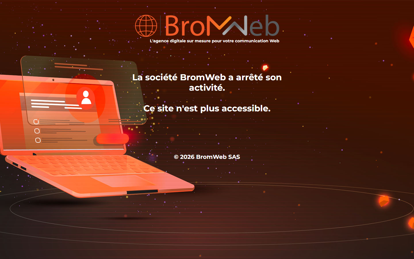 Aperçu du site de BROMWEB SAS