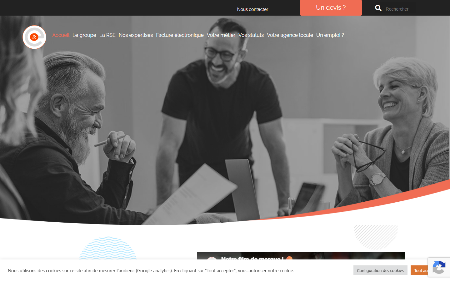 Aperçu du site de E & C EXPERTISE COMPTABLE