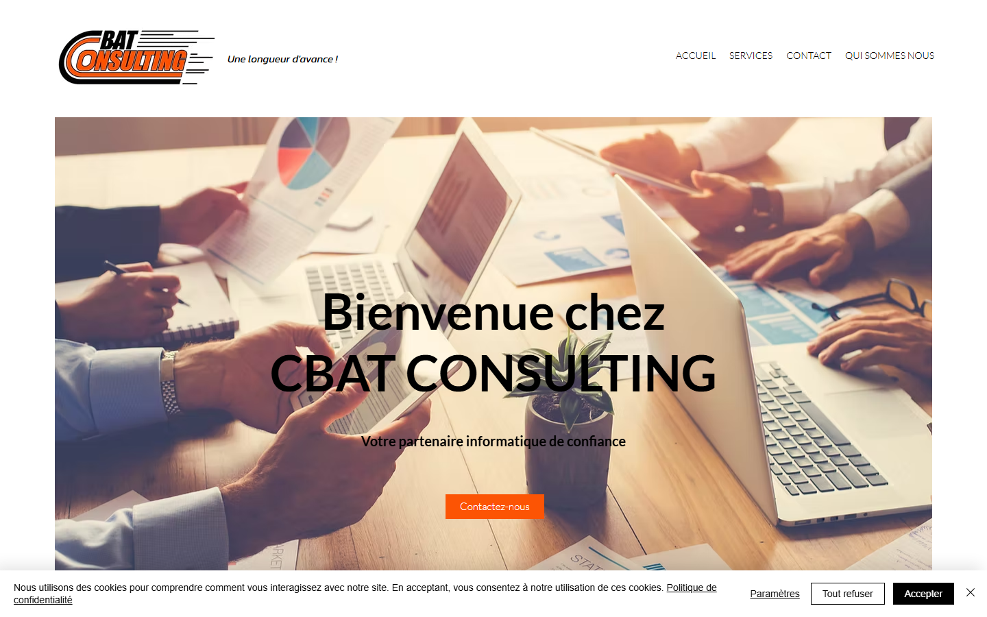 Aperçu du site de CBAT CONSULTING