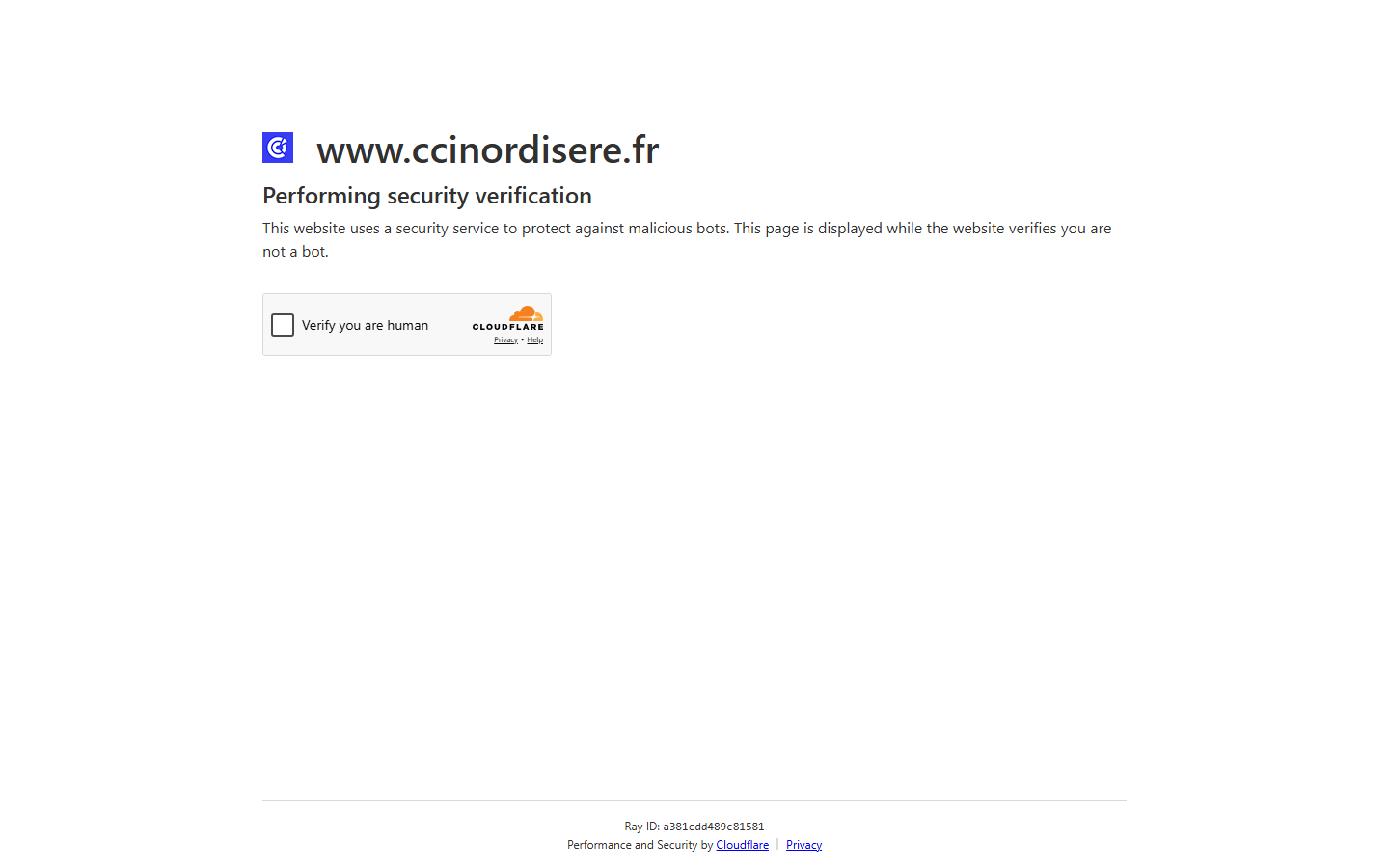 Aperçu du site de CHAMBRE COMMERCE ET INDUSTRIE NORD ISERE