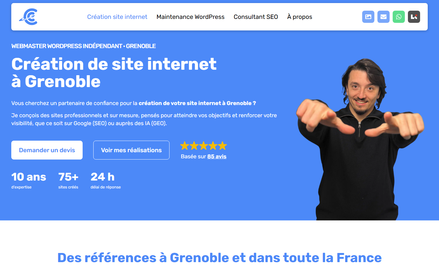 Aperçu du site de Chevillard Cédric